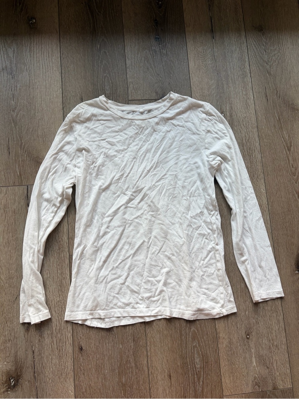 Lou & Grey White Crew Long Sleeve sz. M
